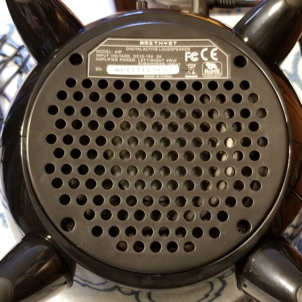 Amethyst Black Puppy Ipup Digital Active Loudspeaker With Remote Control READ - Picture 5 of 12